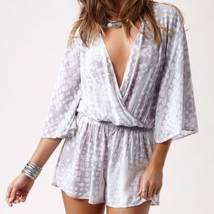 Blue Life wild and free romper